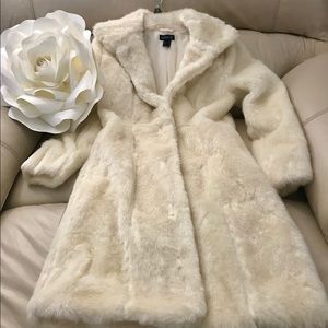 Faux fur coat